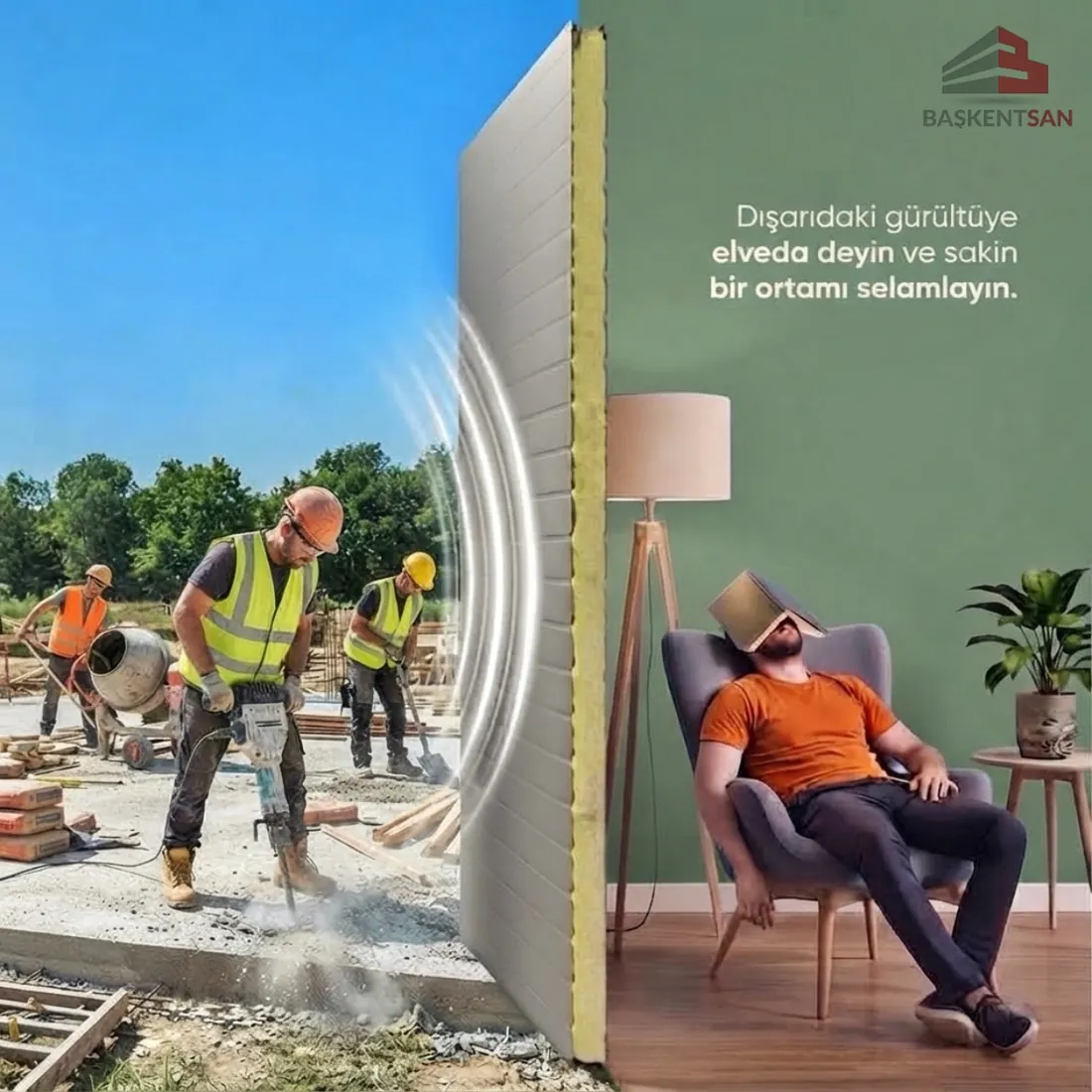 Sandviç panel ile ses yalıtımı
